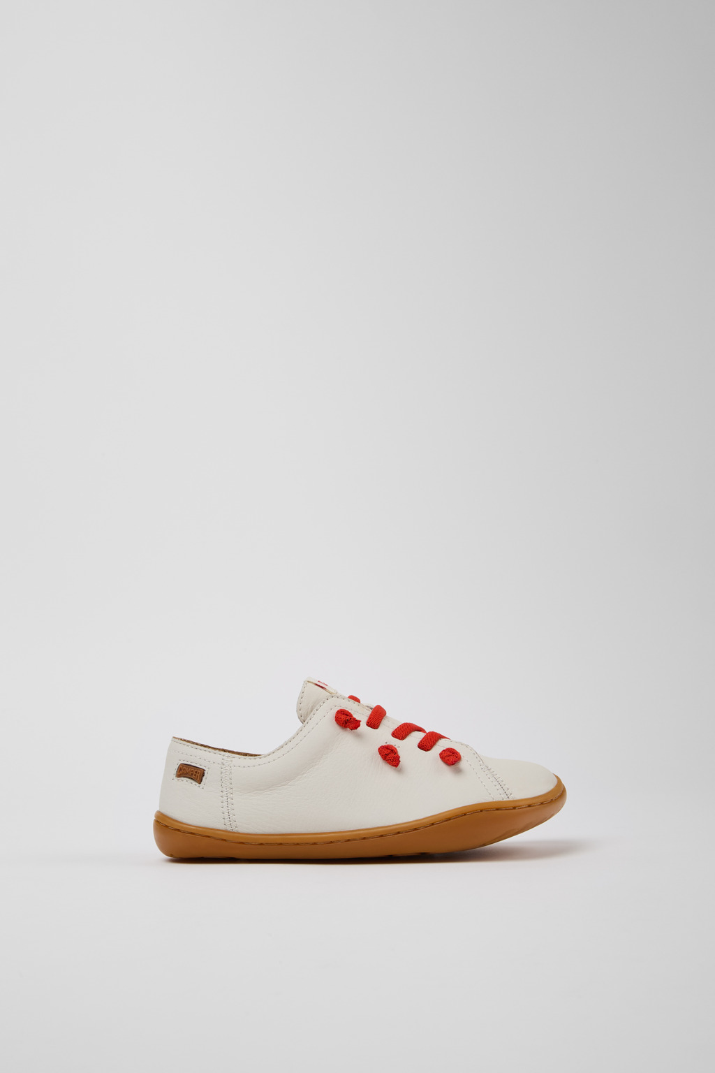 Twins White Leather Kids' Shoes for Children. - Image 2