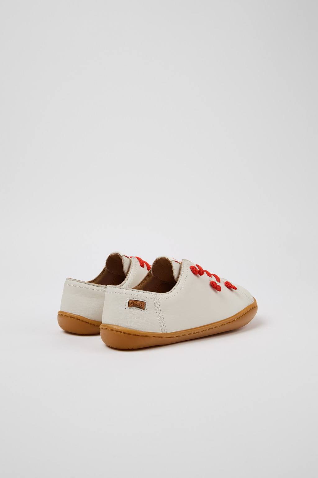 Twins White Leather Kids' Shoes for Children. - Image 3