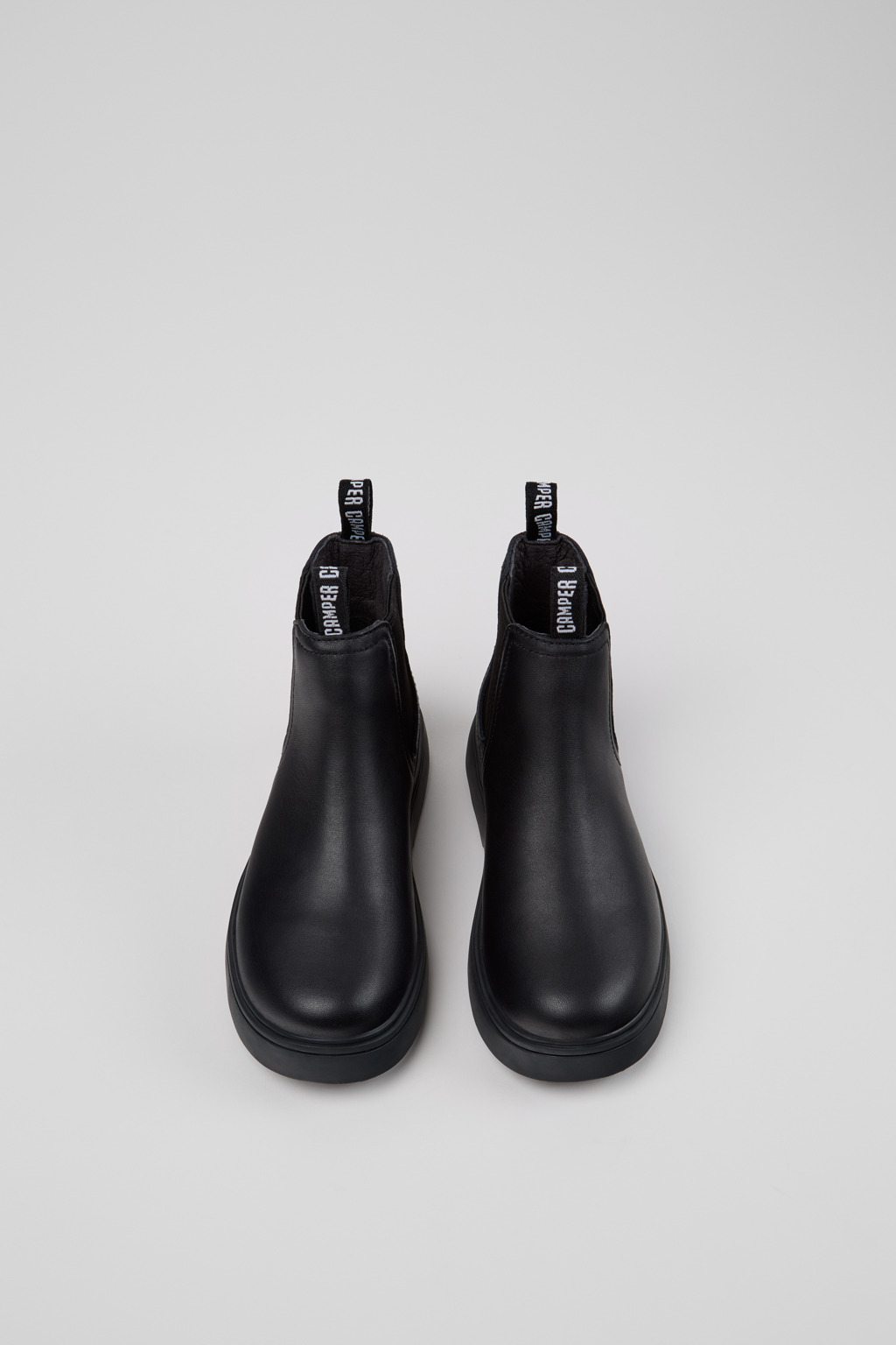 Norte Black Leather Ankle Boots for Kids. - Image 4