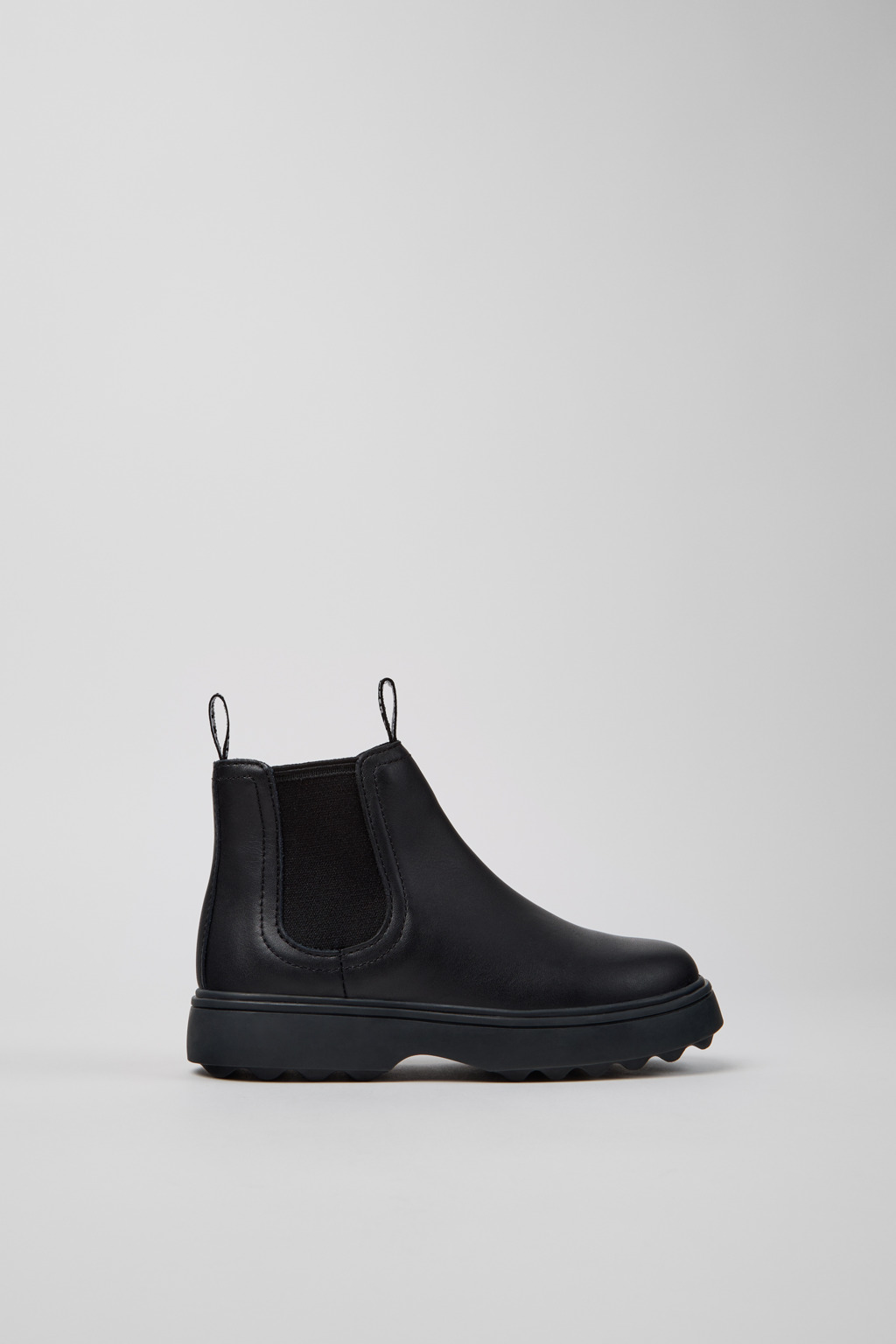 Norte Black Leather Ankle Boots for Kids. - Image 2