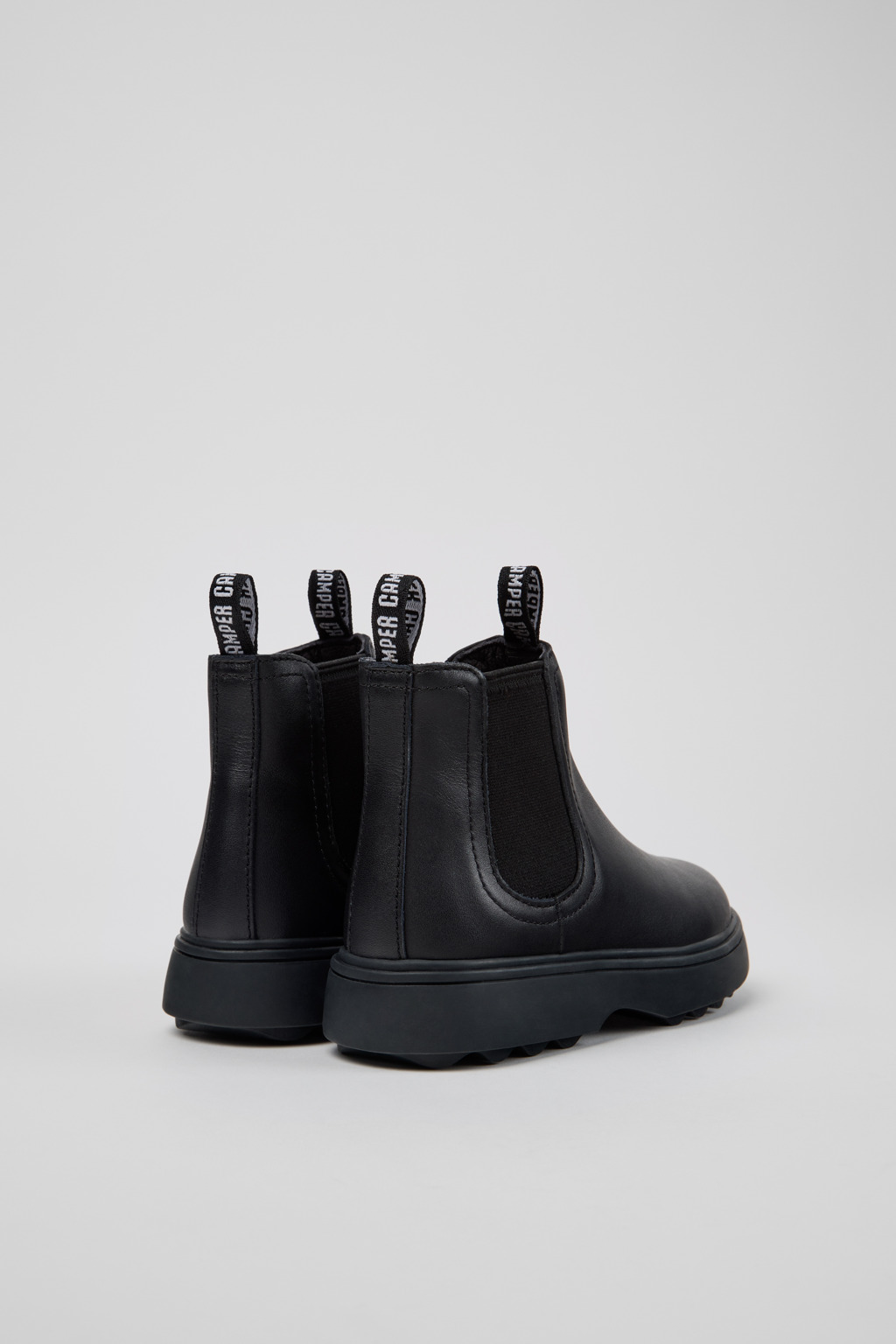 Norte Black Leather Ankle Boots for Kids. - Image 3