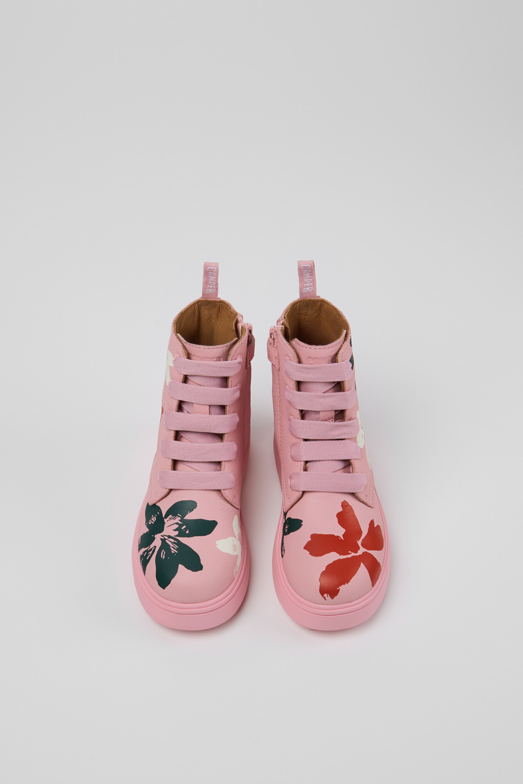 Twins Multicolor Leather Ankle Boots for Kids. - Image 4