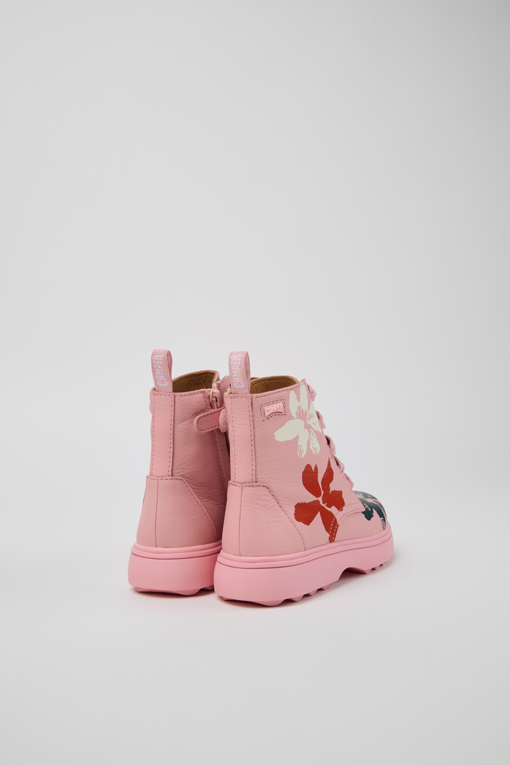 Twins Multicolor Leather Ankle Boots for Kids. - Image 3