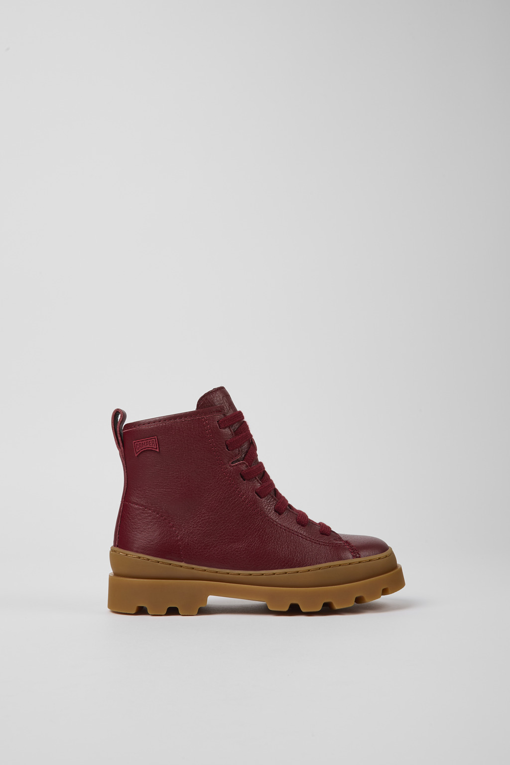 Brutus Burgundy leather lace-up boots - Image 2