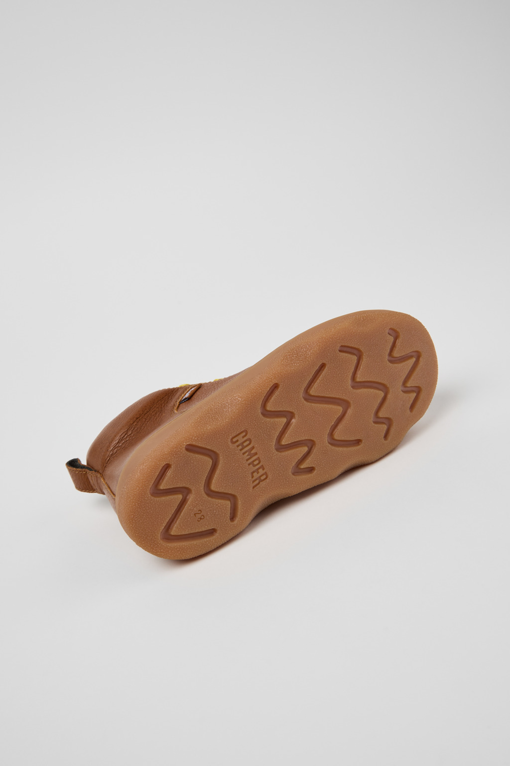 Kiddo Brown Leather Ankle Boots for Kids. - Image 5