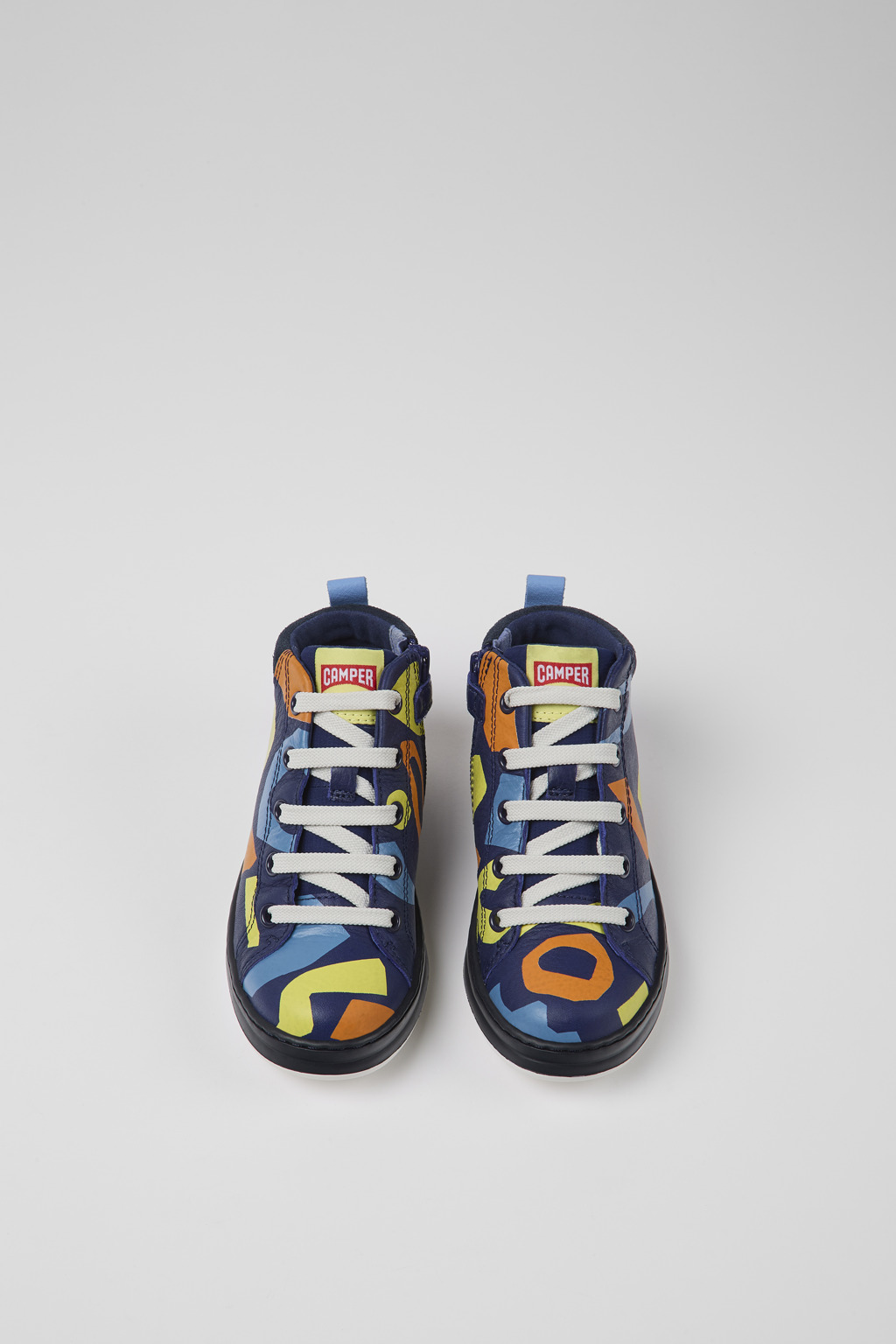 Twins Multi-colored leather and textile boots - Image 4