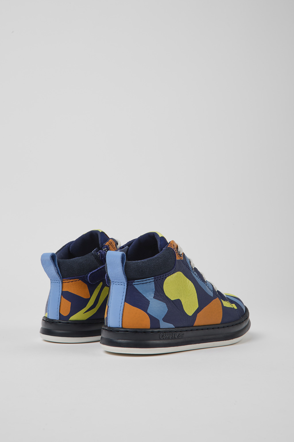 Twins Multi-colored leather and textile boots - Image 3