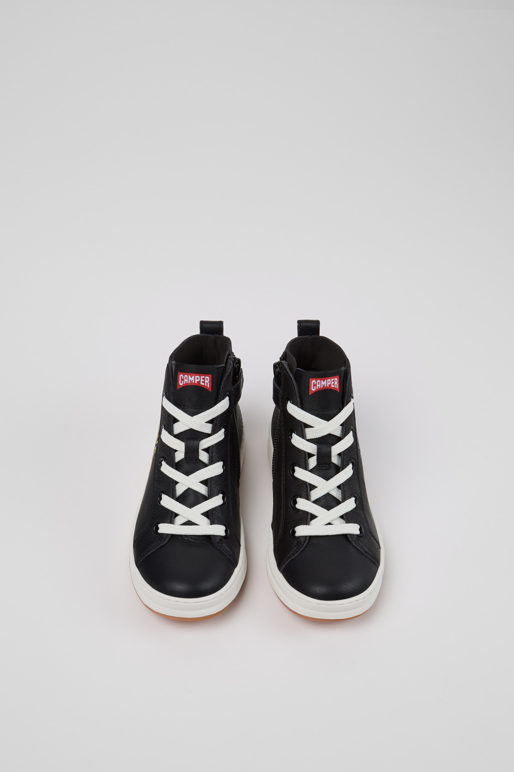 Twins Multicolor Leather Sneaker Booties for Kids. - Image 4