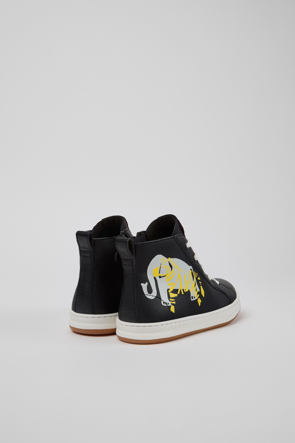 Twins Multicolor Leather Sneaker Booties for Kids. - Image 3
