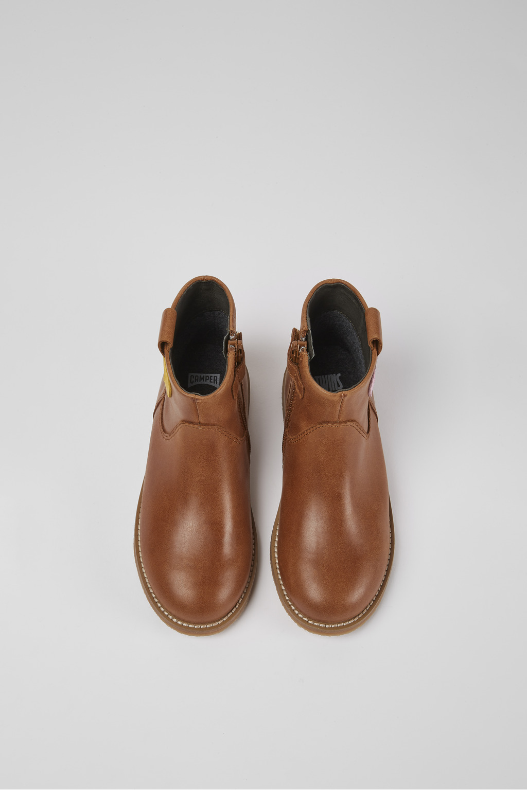 Twins Brown leather ankle boots - Image 4