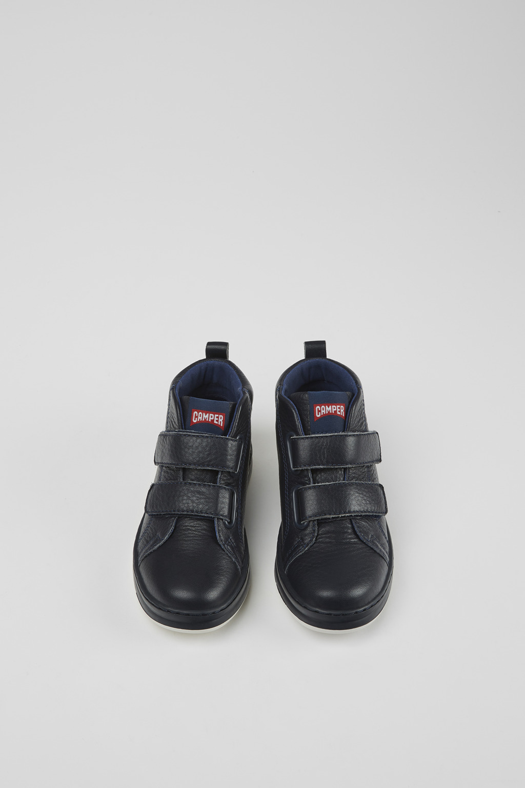 Runner Dark blue leather sneakers - Image 4