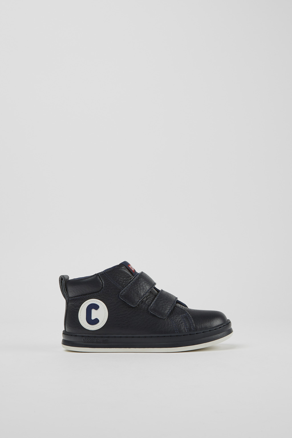 Runner Dark blue leather sneakers - Image 2