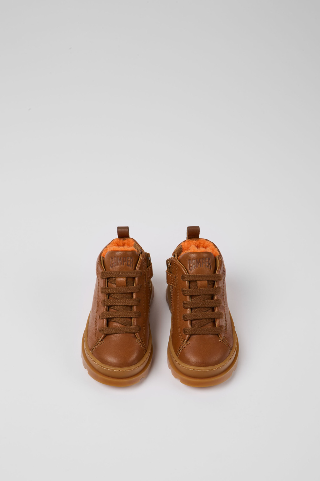 Brutus Brown leather lace-up boots - Image 4