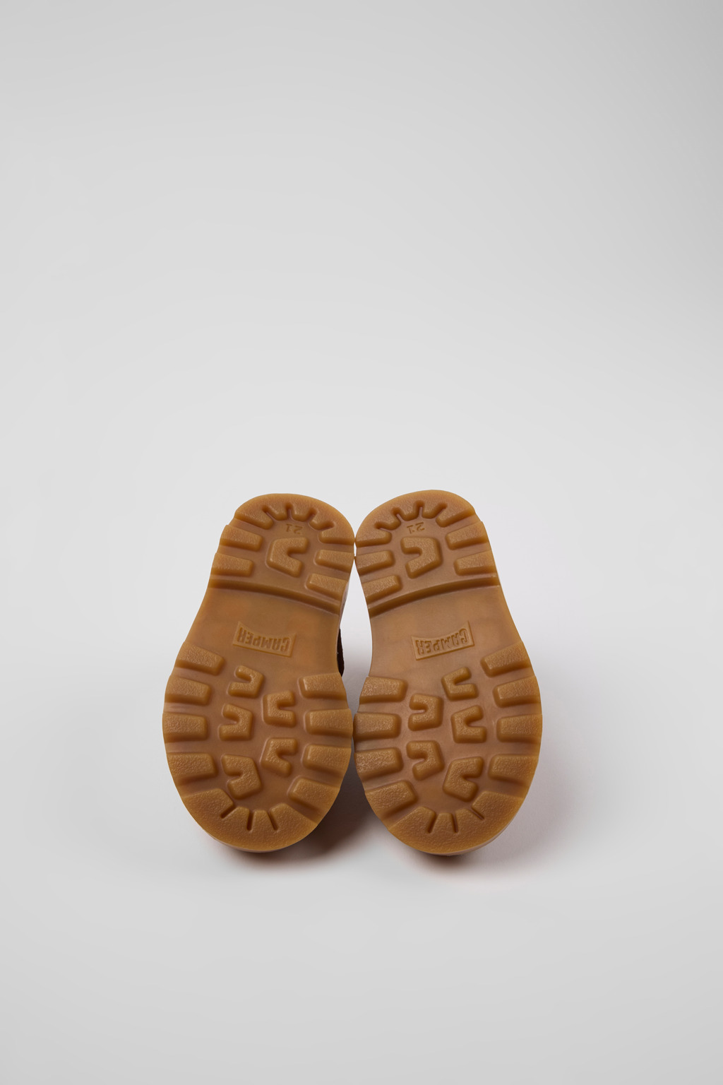 Brutus Red leather ankle boots for kids - Image 5