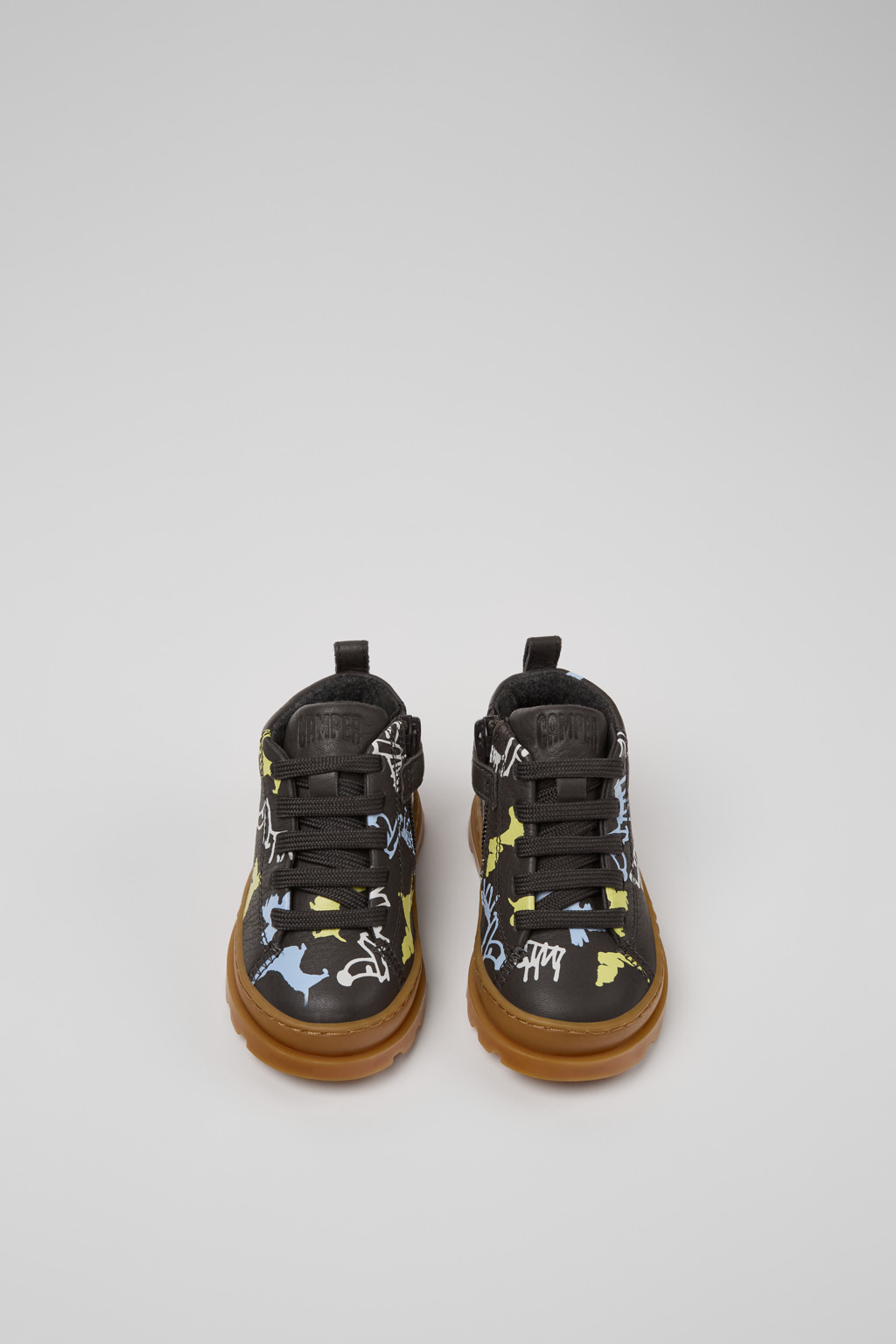 Twins Multicolor leather ankle boots for kids - Image 4