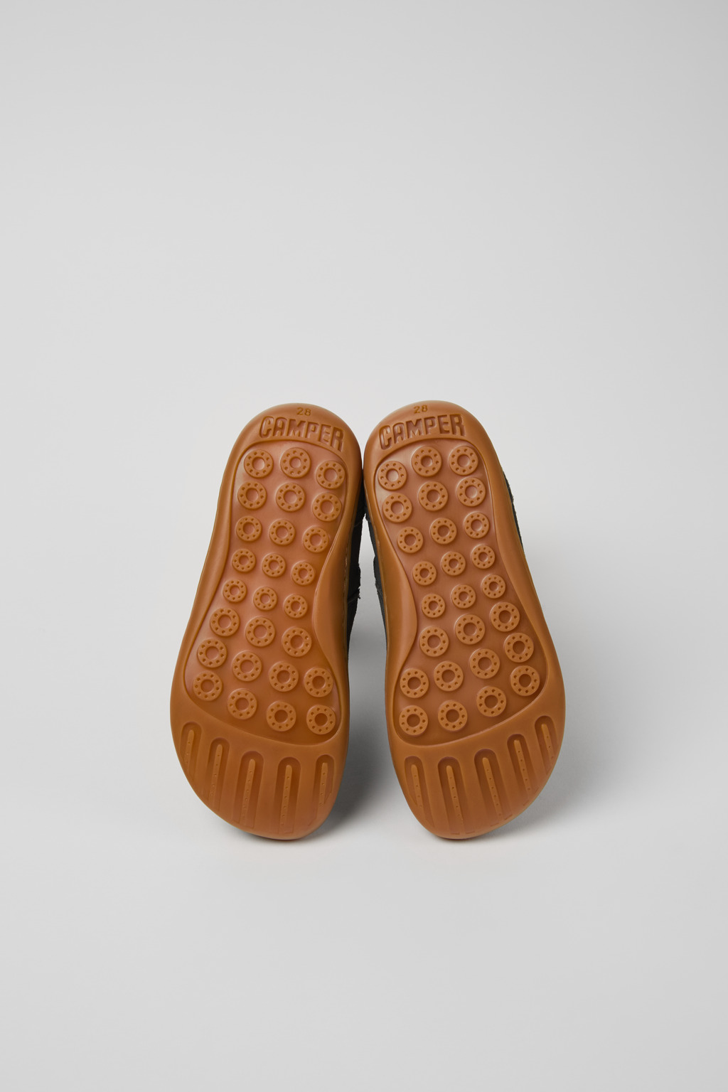 Peu Grey nubuck and leather boots for kids - Image 5