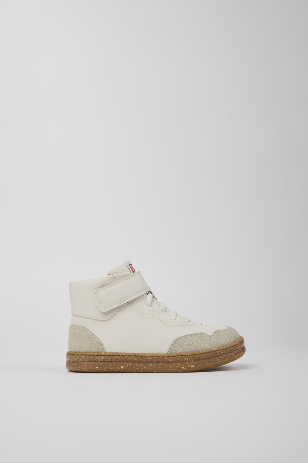 Runner White leather and nubuck ankle boots for kids - Image 2