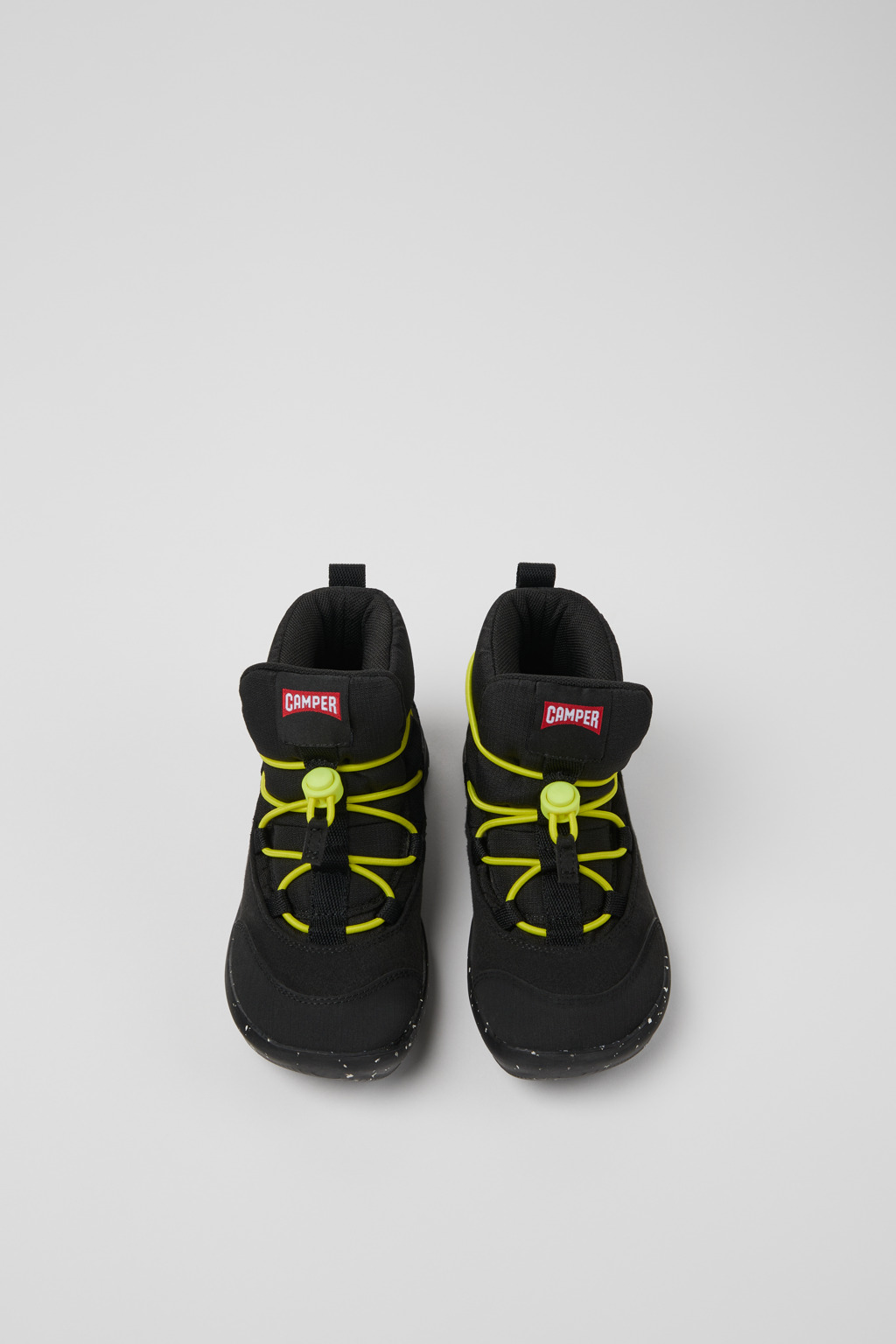 Ergo Black textile ankle boots for kids - Image 4