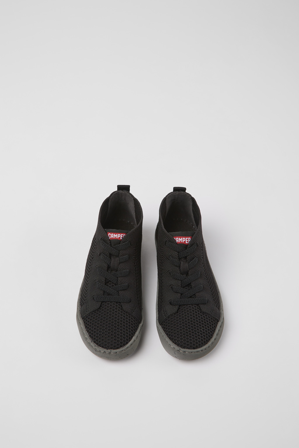 Peu Touring Black textile ankle boots for kids - Image 4
