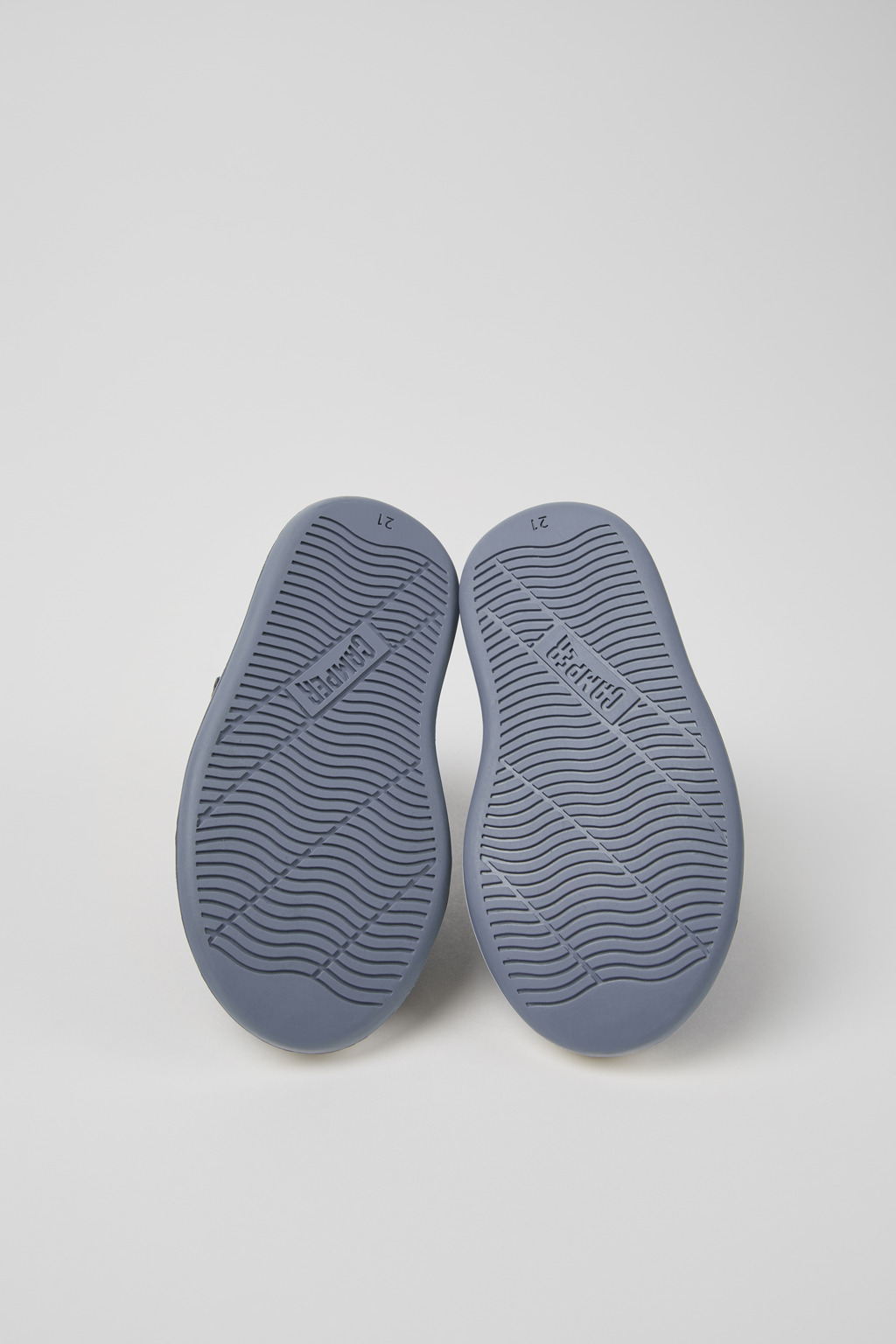Runner Blue and gray leather sneakers for kids - Image 5