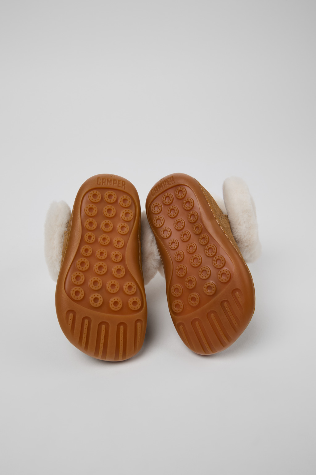Twins Brown nubuck and textile ankle boots for kids - Image 5