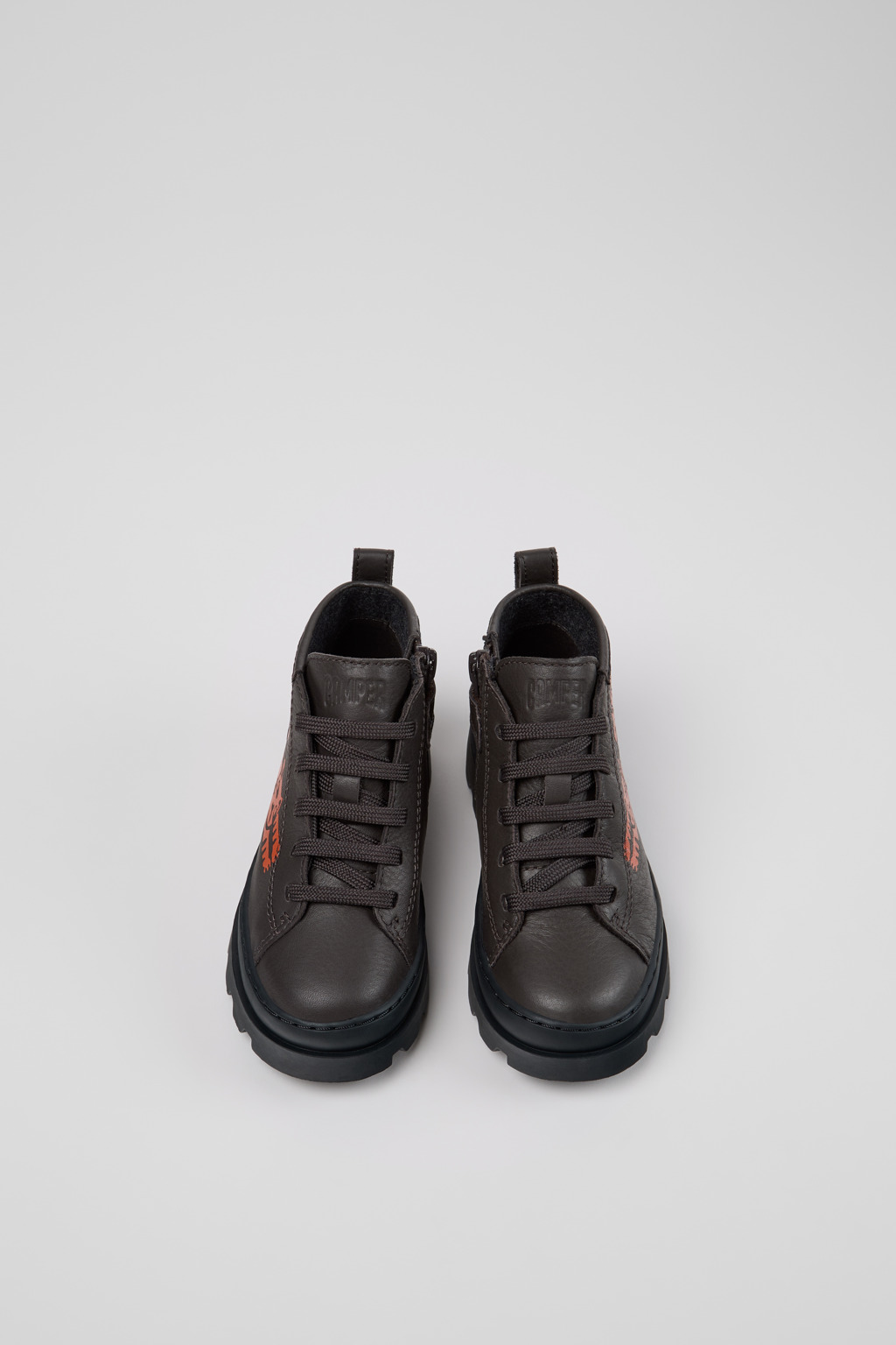 Brutus Multicolor Leather Ankle Boots for Kids. - Image 4