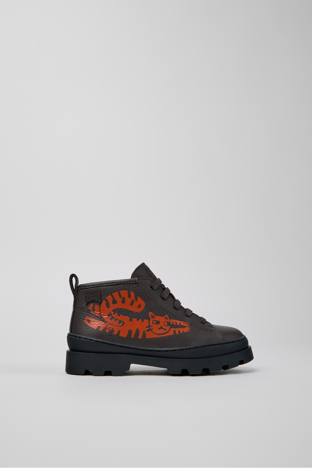 Brutus Multicolor Leather Ankle Boots for Kids. - Image 2