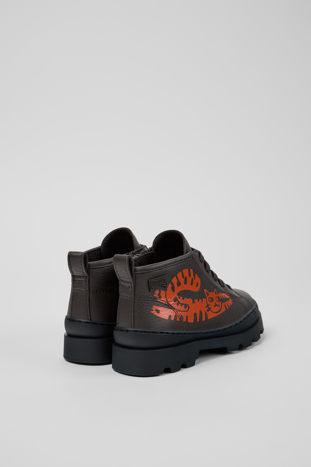 Brutus Multicolor Leather Ankle Boots for Kids. - Image 3