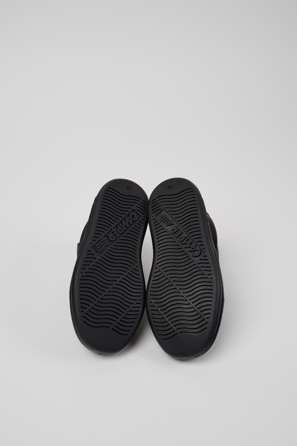 Runner Black Leather/Nubuck Sneaker Booties for Kids. - Image 5