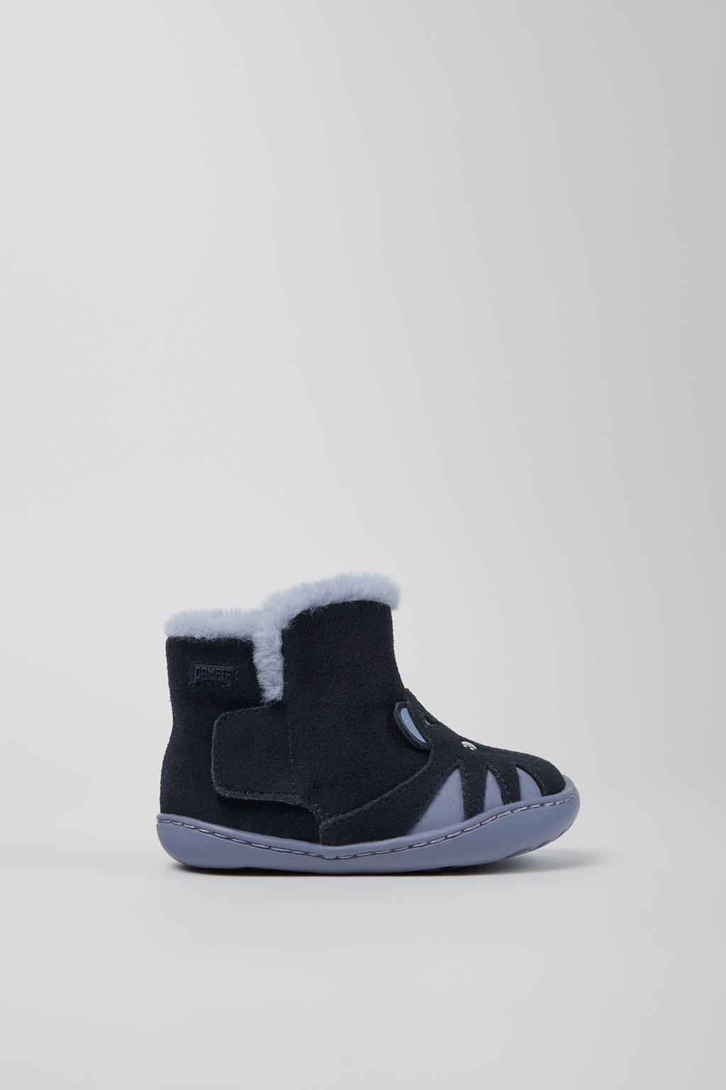 Peu Multicolor Nubuck and Leather Ankle Boots for Kids. - Image 2