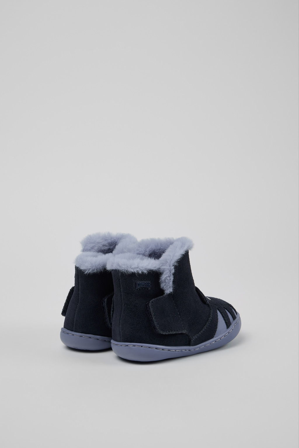 Peu Multicolor Nubuck and Leather Ankle Boots for Kids. - Image 3
